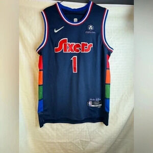 Authentic Mens Nike James Harden City Edition Swingman Jersey - Medium